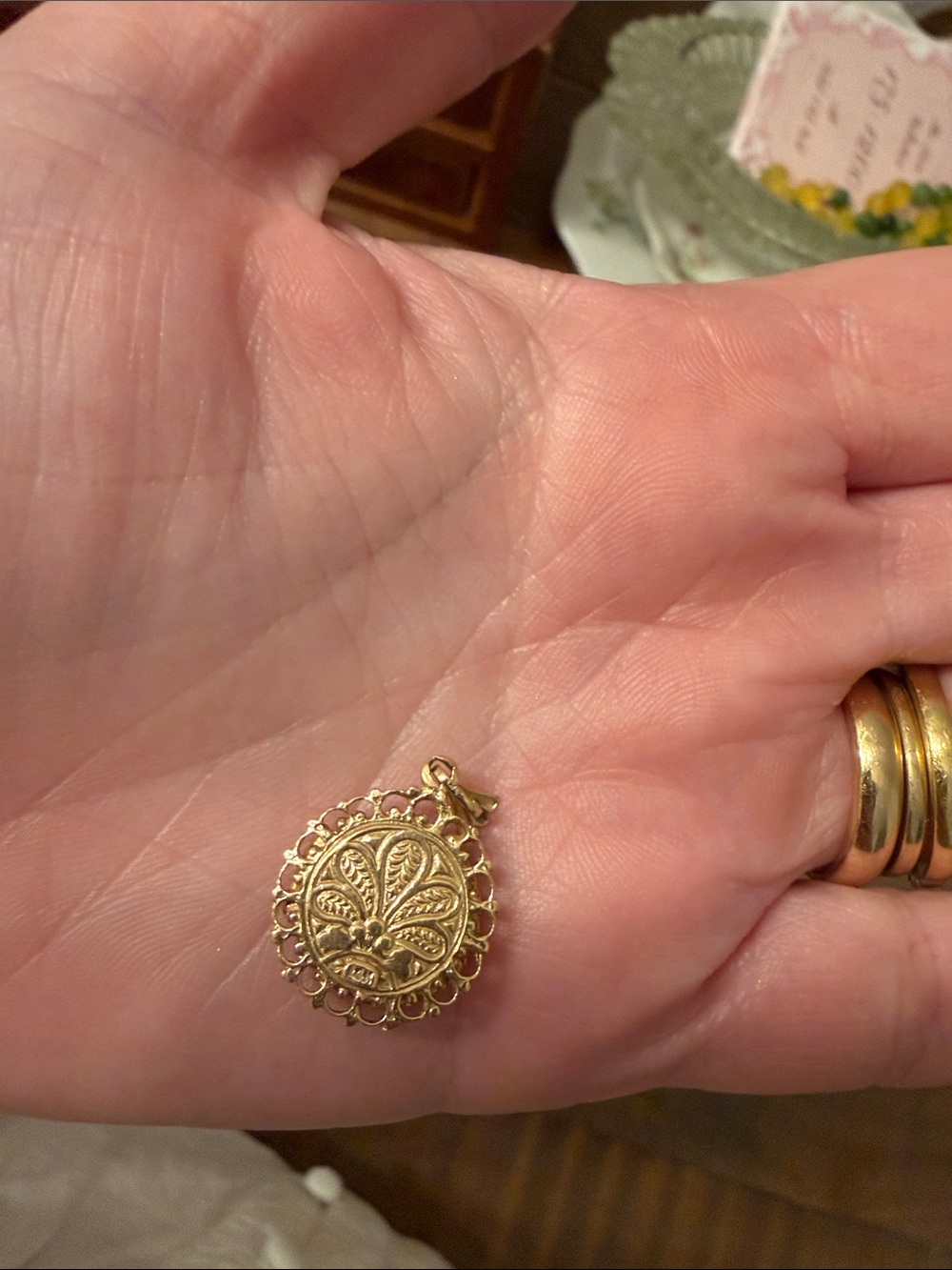 SOLID 14k Gold Scorpio Zodiac Pendant ONLY - Picture 2 of 2